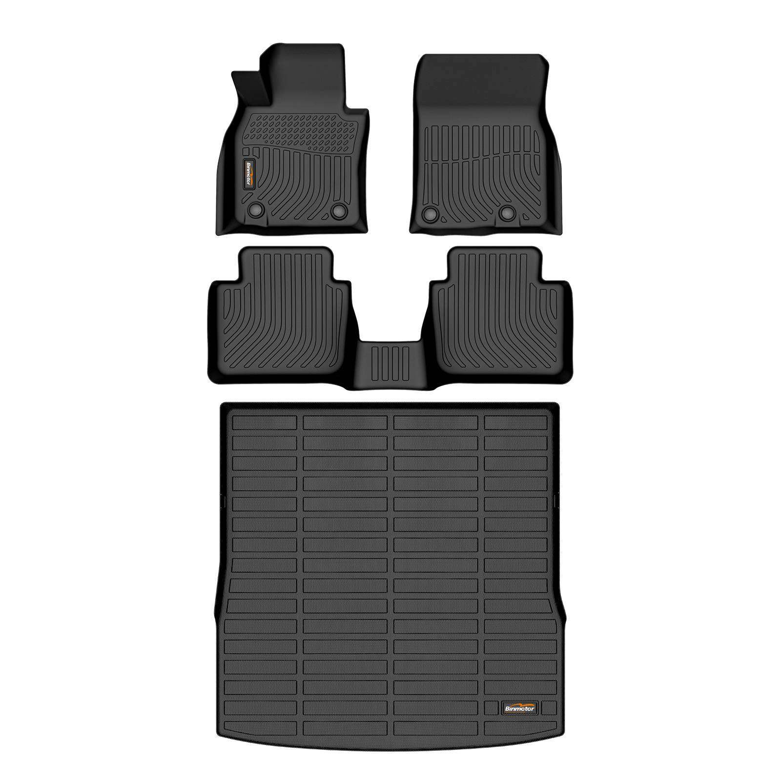 Binmotor-Floor Mats & Cargo Liner Set forMazda CX-50丨All Weather Car Floor Mats for Mazda CX50丨Floor Mats for Mazda CX 50丨CX50 Cargo Mat（compatible year 2023-2024）