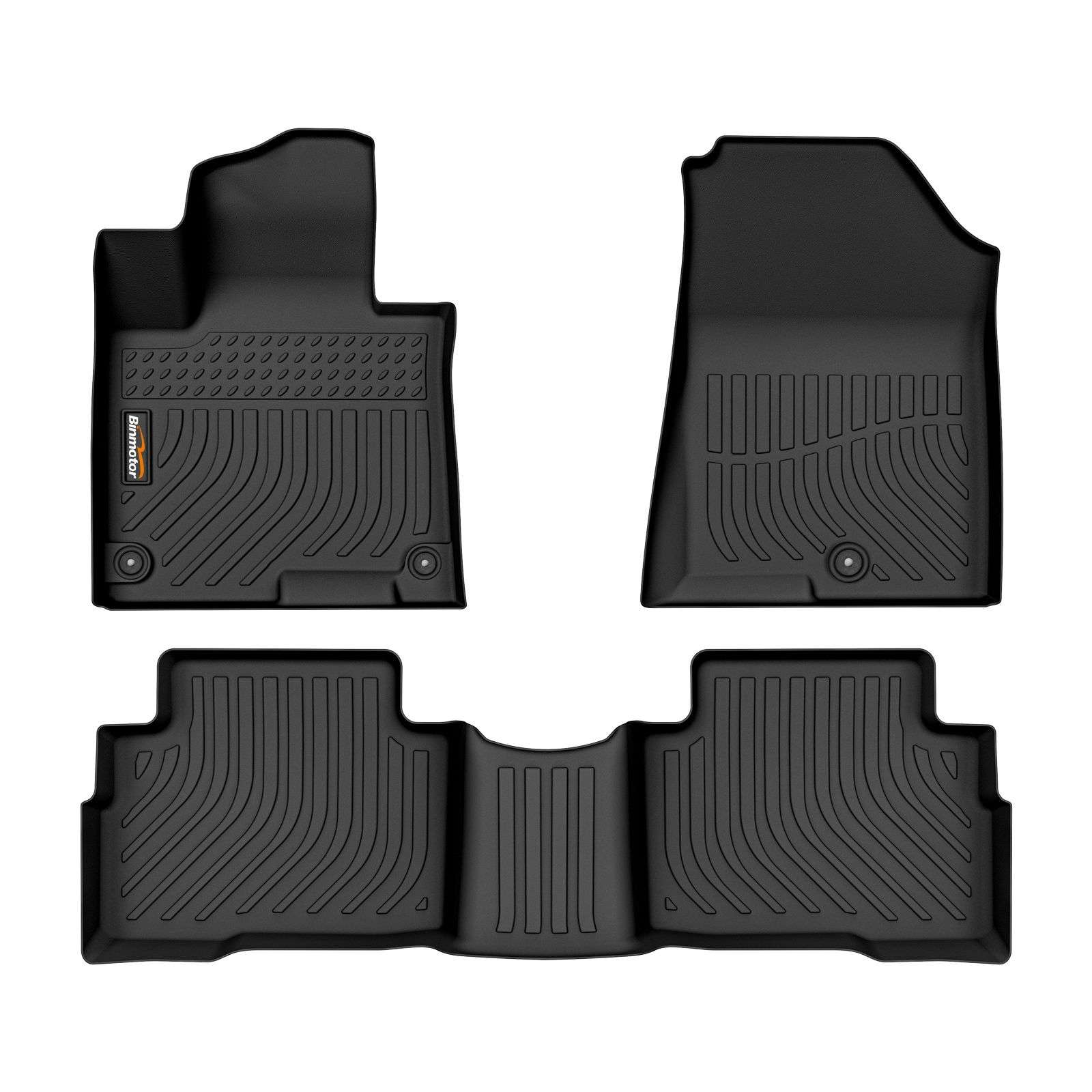 Binmotor-Floor Mats for KIA Sportage Hybrid (Not for Plug-in Hybrid Full Set), Heavy Duty Car Floor Liners-Black Sportage Hybrid Accessories（compatible year 2023-2024）