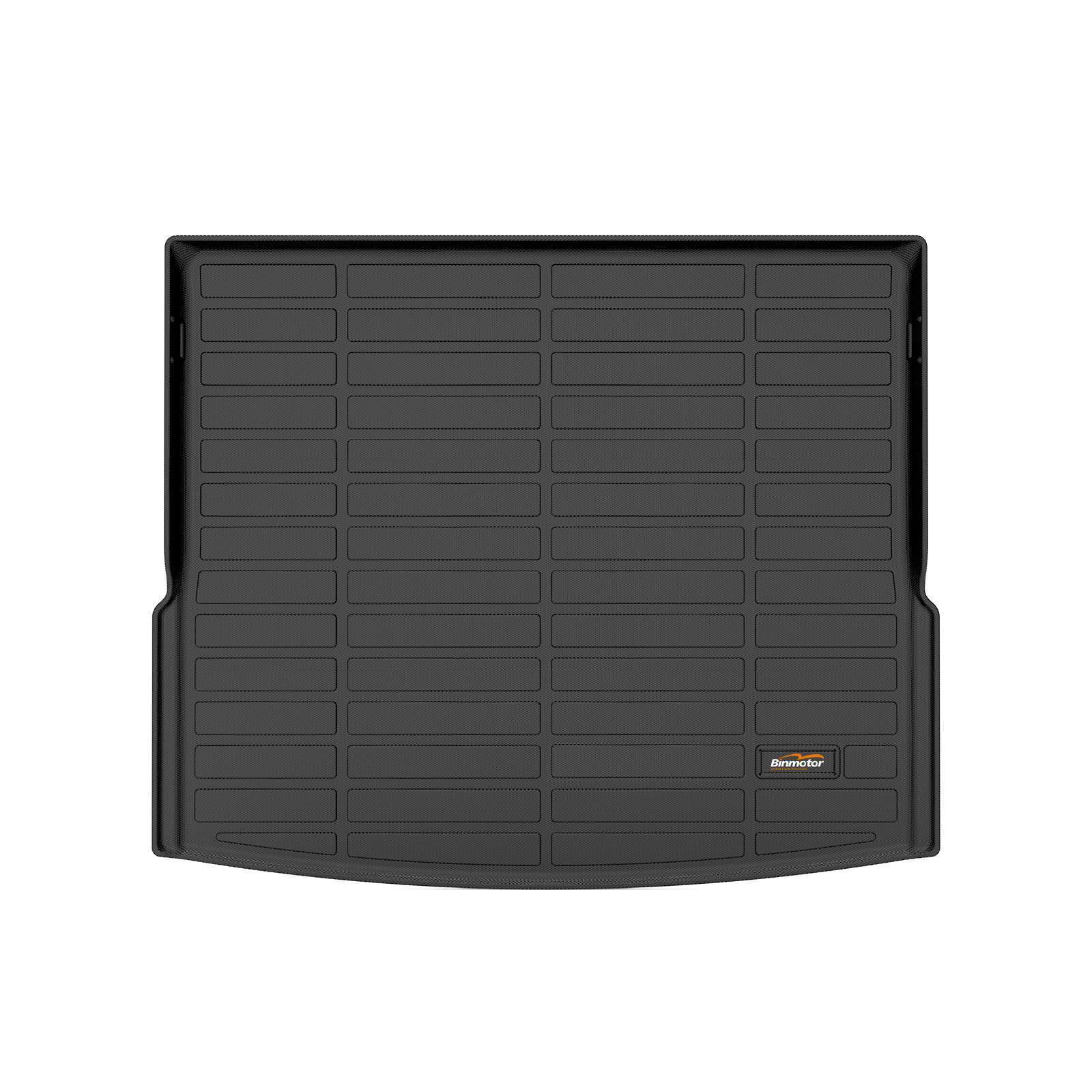 Binmotor-Floor Mats All Weather Cargo Liner for BMW X1, Custom Fit Car Trunk Mat, Waterproof Easy to Clean Cargo Mat Automotive BMW X1 Accessories Black（compatible year 2023-2024）