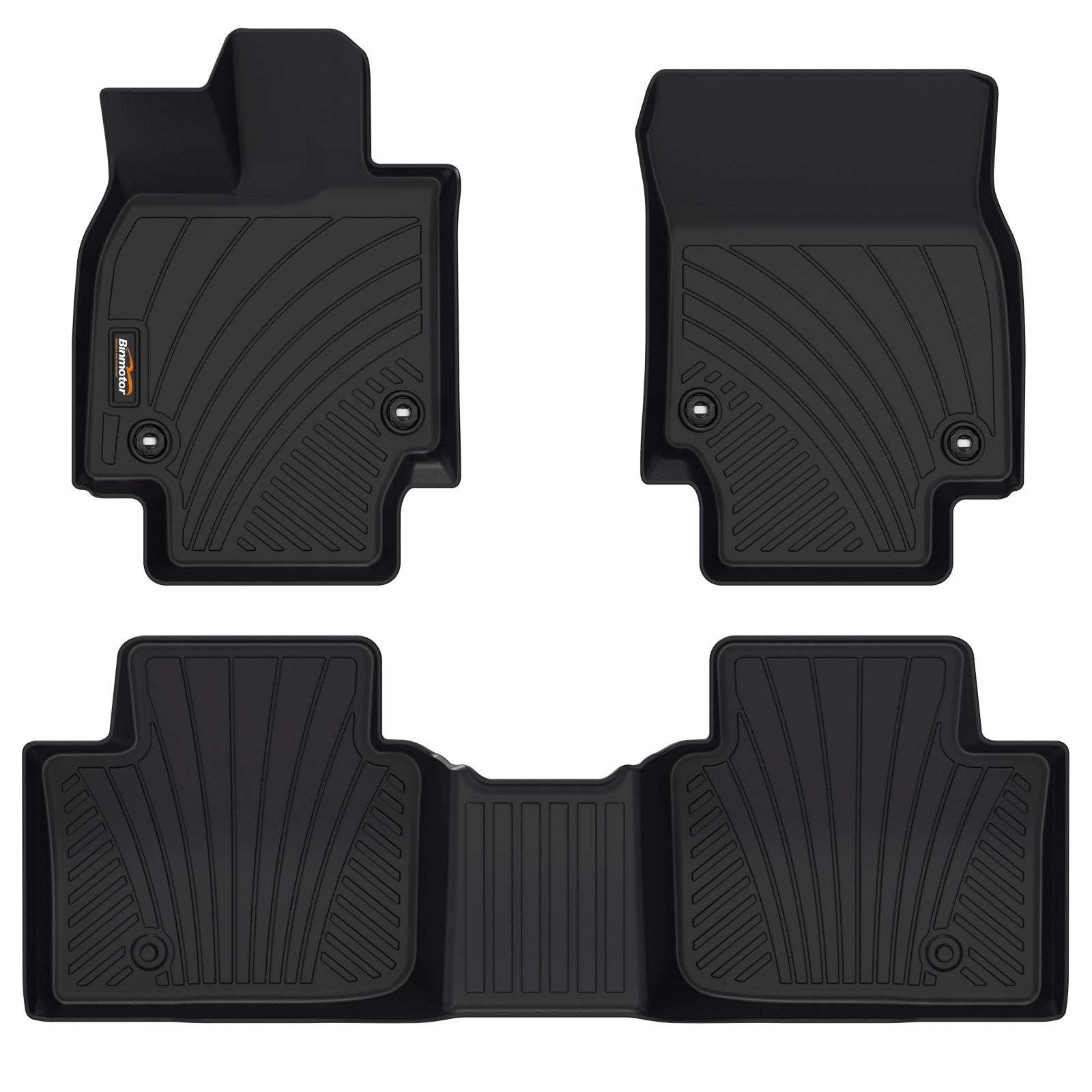 Binmotor-Floor Mats for Toyota Crown, All Weather Car Mats for Toyota Crown , Waterproof Winter Car Mats for Toyota Crown（compatible year 2023-2024）