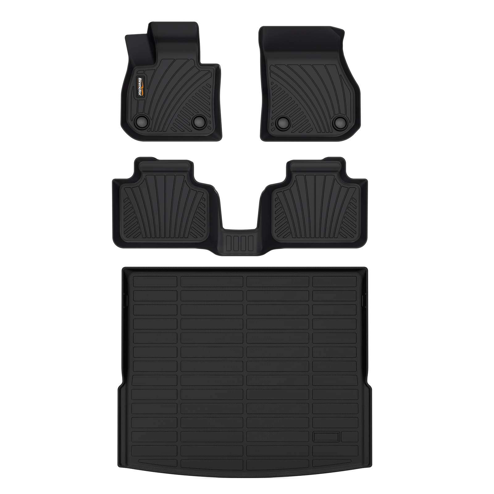 Binmotor-Floor Mats All Weather Floor Mats & Cargo Liner for BMW X1（compatible year 2023-2024）