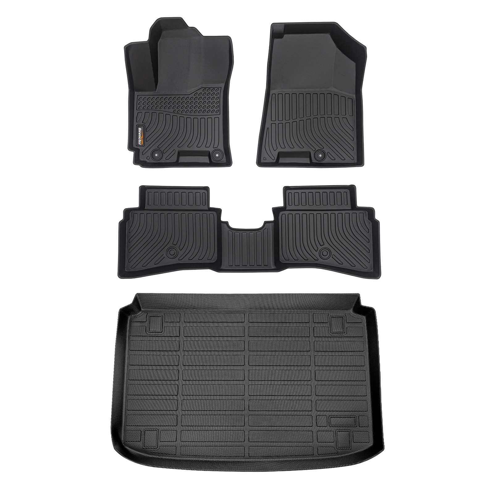 BinmotorFloor Mats & Cargo Liner Set for Hyundai Venue , Cargo Mat