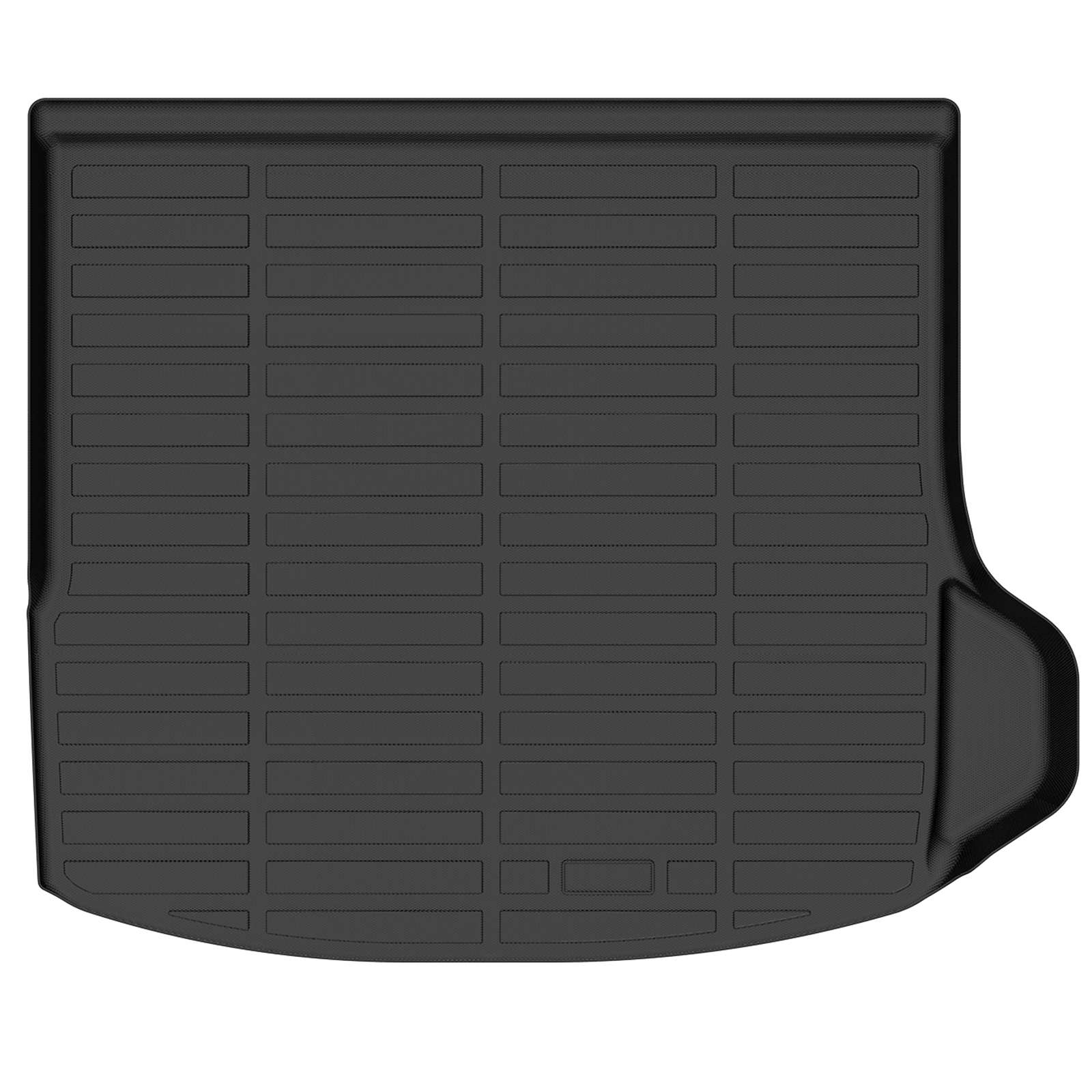 Elsetyler Custom Fit For Cargo Liner Chevrolet Malibu 2016-2025 - Black TPE All Weather Heavy Duty Waterproof Rear Cargo Tray Trunk Floor Mat