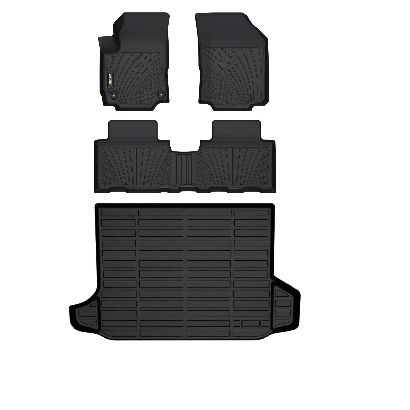 Binmotor-Floor Mats & Cargo Liner Set for Chevrolet Equinox , All Weather Car Floor Mats Chevrolet Equinox（compatible year 2018-2024）
