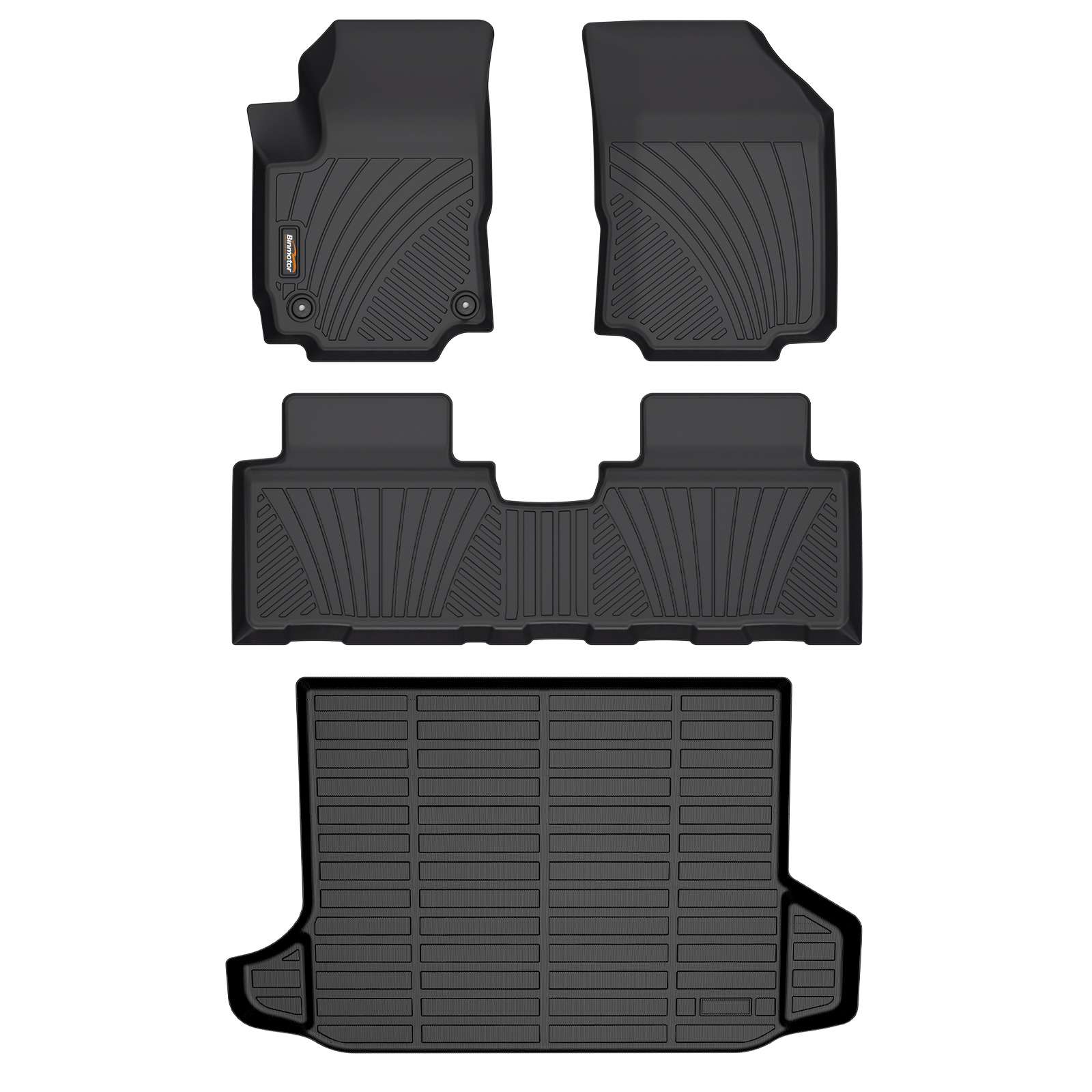Binmotor-Floor Mats & Cargo Liner Set for GMC Terrain, All Weather Car Floor Mats GMC Terrain（compatible year 2024）