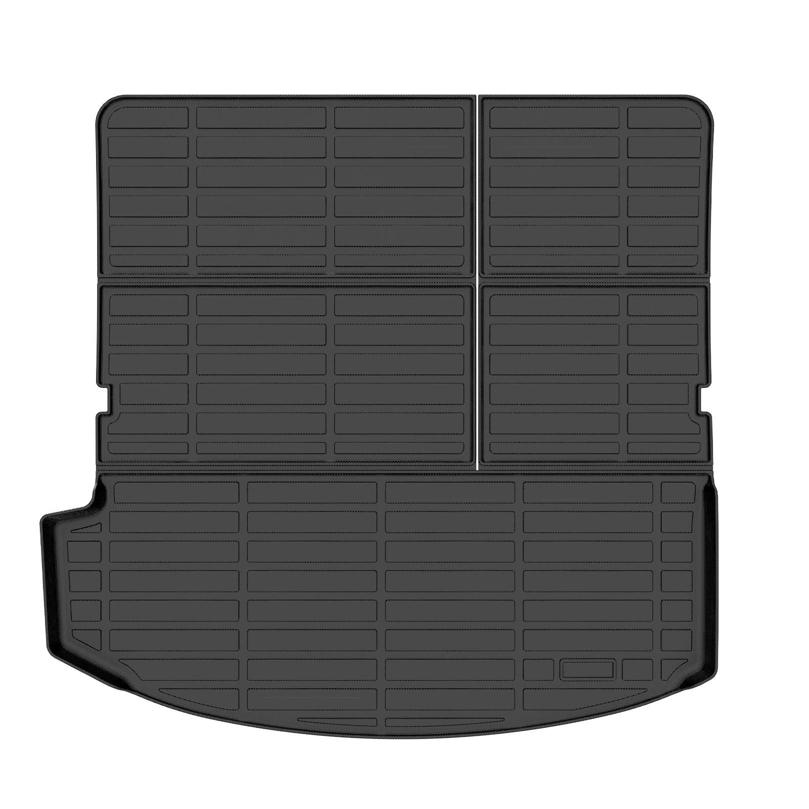 Binmotor-Cargo Liner for Buick Enclave丨TPE Rubber Car Mats for Buick Enclave丨Cargo Mat for  Enclave丨Trunk Mat for Buick Enclave（compatible year 2018-2024）