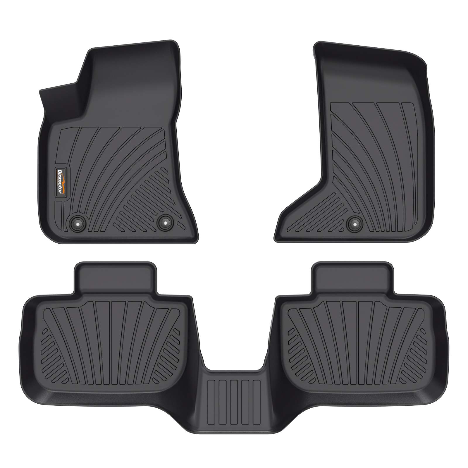 Binmotor-Floor Mats All Weather TPE Floor Mats for Dodge Charger AWD Heavy Duty Floor Liners, Car Mats（compatible year 2011-2023）