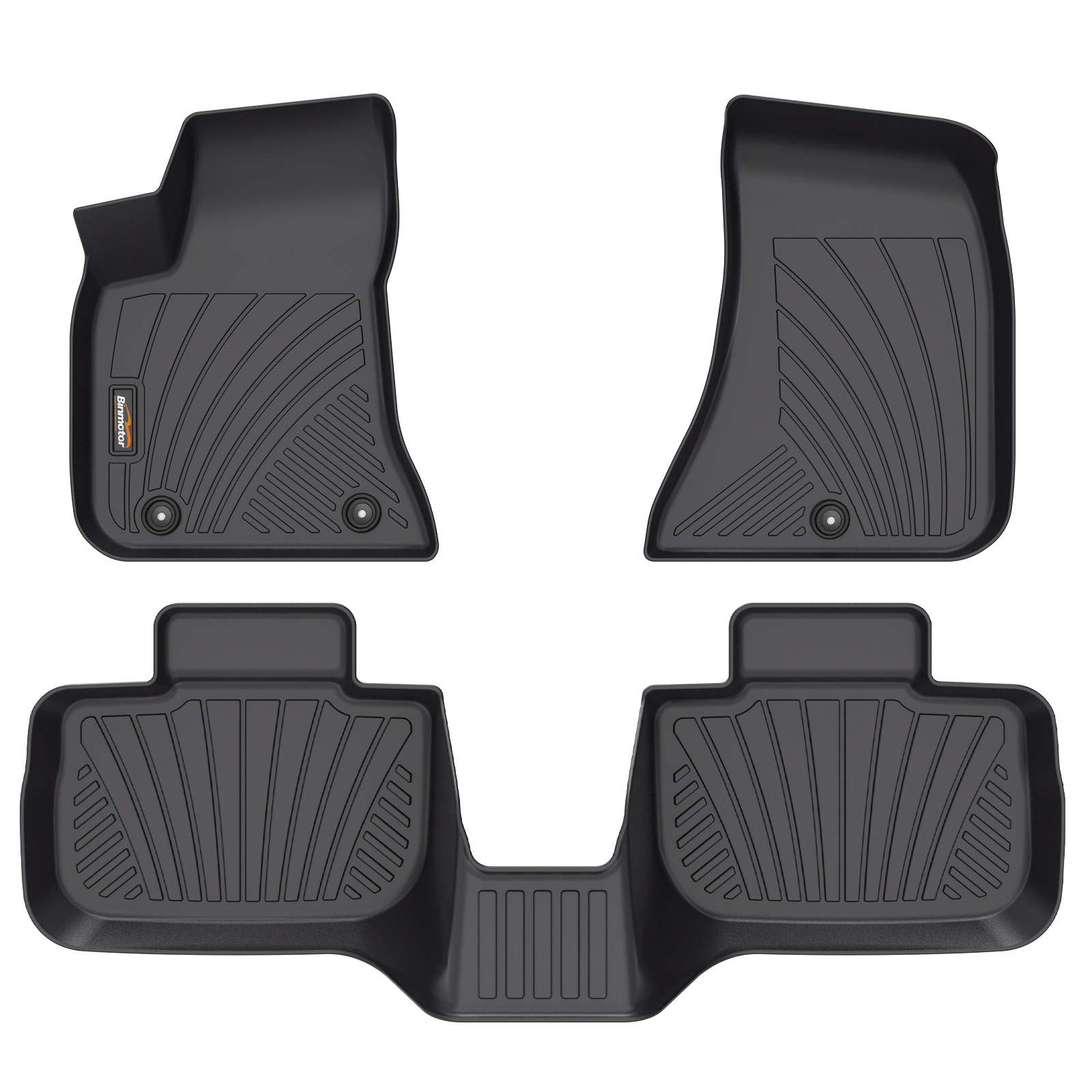 Binmotor-Floor Mats All Weather TPE Floor Mats for Dodge Charger RWD, Heavy Duty Floor Liners, Car Mats（compatible year 2011-2023）