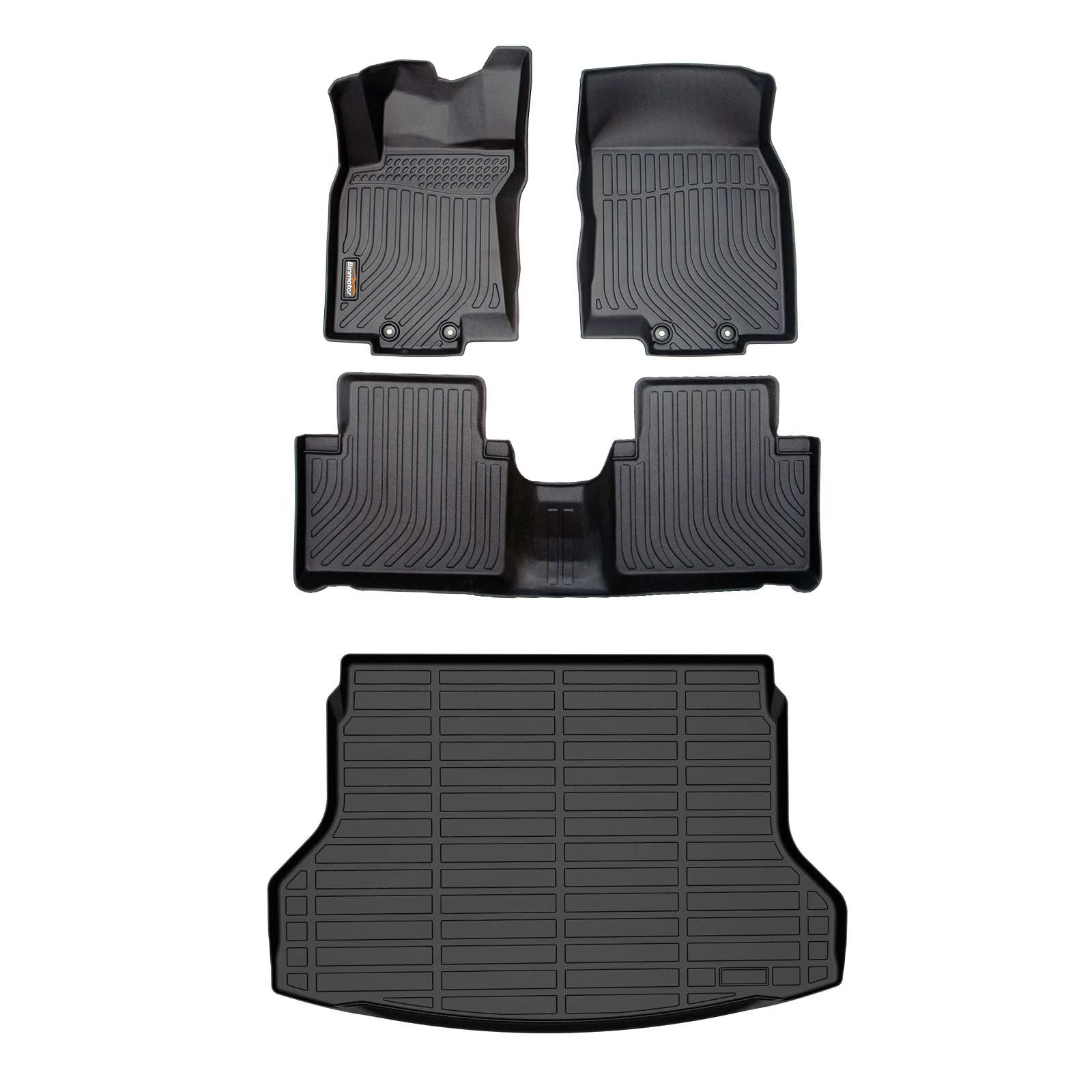 Binmotor-Floor Mats & Cargo Liner Set for  Nissan Rogue （compatible year 2014-2020）
