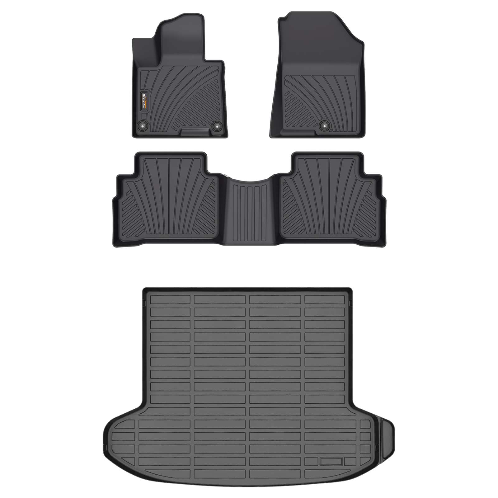 Binmotor-Floor Mats & Cargo Liner Set for kia sportage EX丨LX丨SX Prestige丨X-Pro Prestige丨X-Line丨X-Pro（compatible year 2023-2024）
