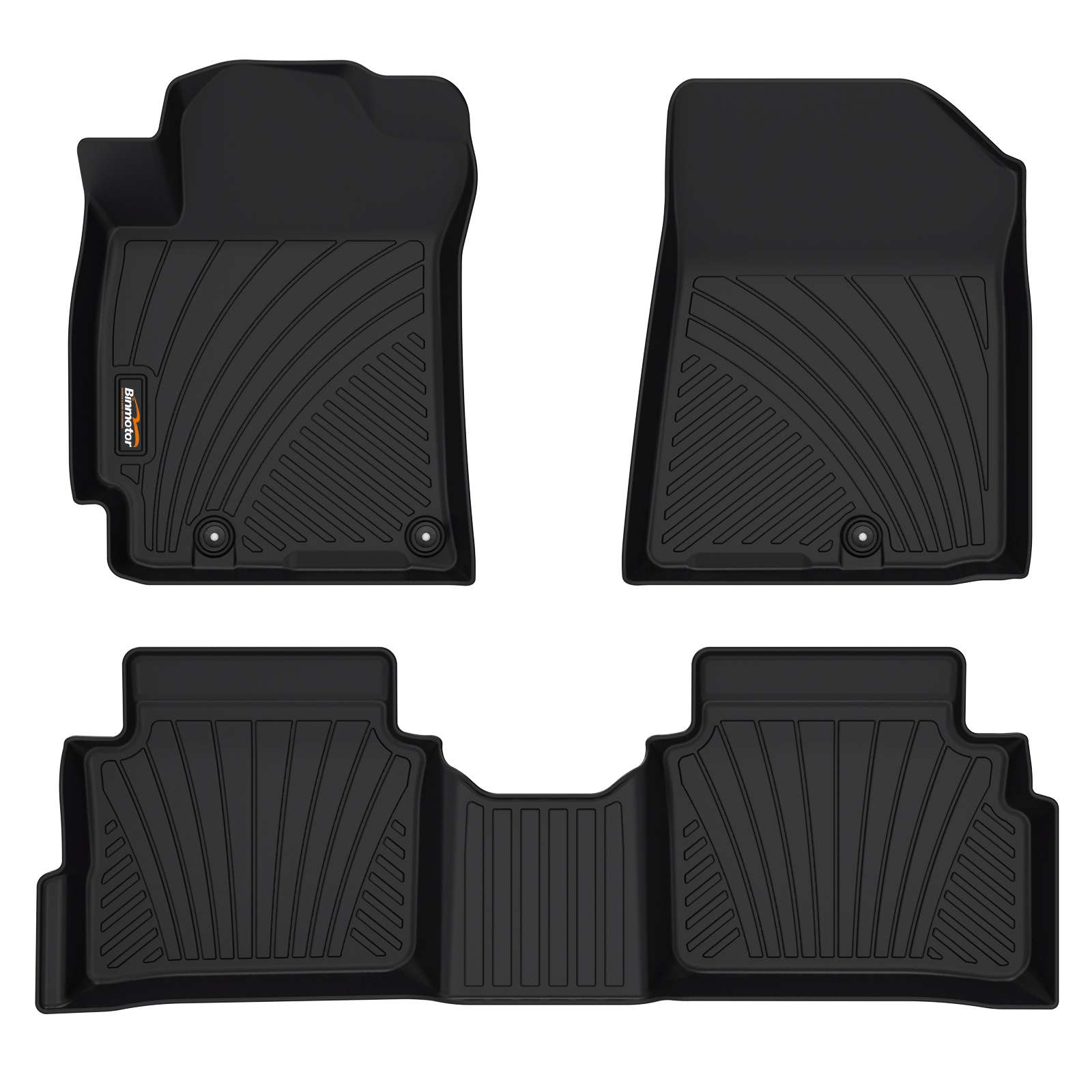Binmotor-Floor Mats for Kia Forte,  Kia Forte GT丨Kia Forte GT-line丨 Kia Forte LX丨 Kia Forte LXS丨Thick Car Mats for Kia Forte（compatible year 2019-2024）