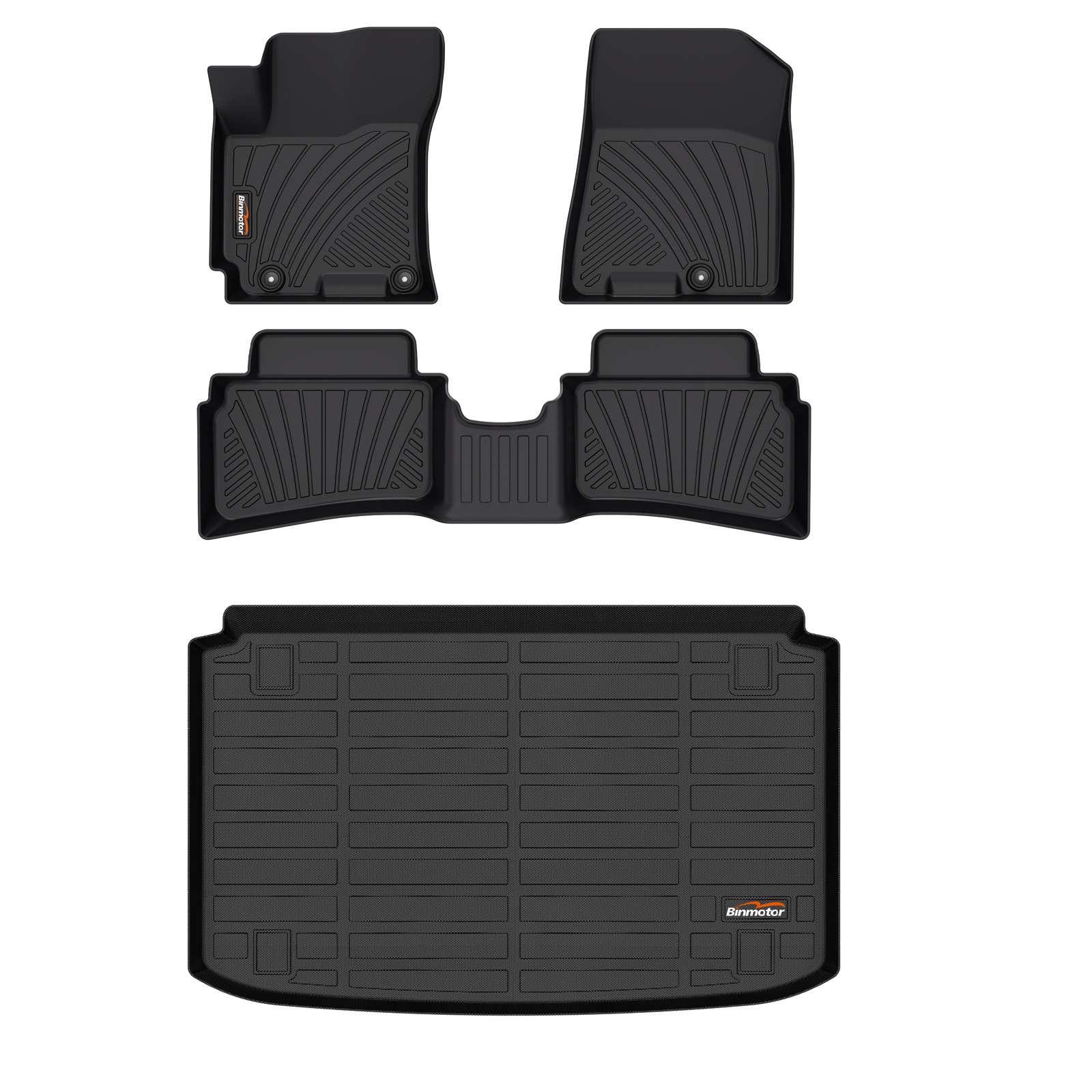 Binmotor-Floor Mats & Cargo Liner Set for  Hyundai Venue , Cargo Mat Only for Lowest Position（compatible year 2020-2024）