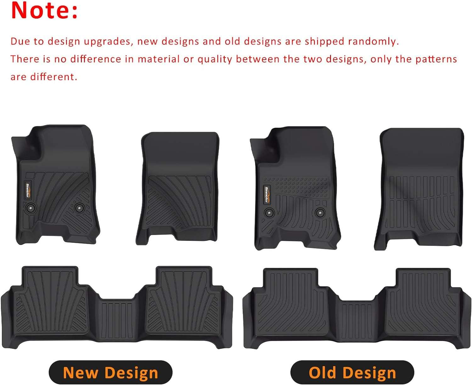 Binmotor-Floor Mats & Cargo Liner for Chevy/Chevrolet Trax丨 LS丨ACTIV丨LT丨1RS丨2RS（compatible year 2024）