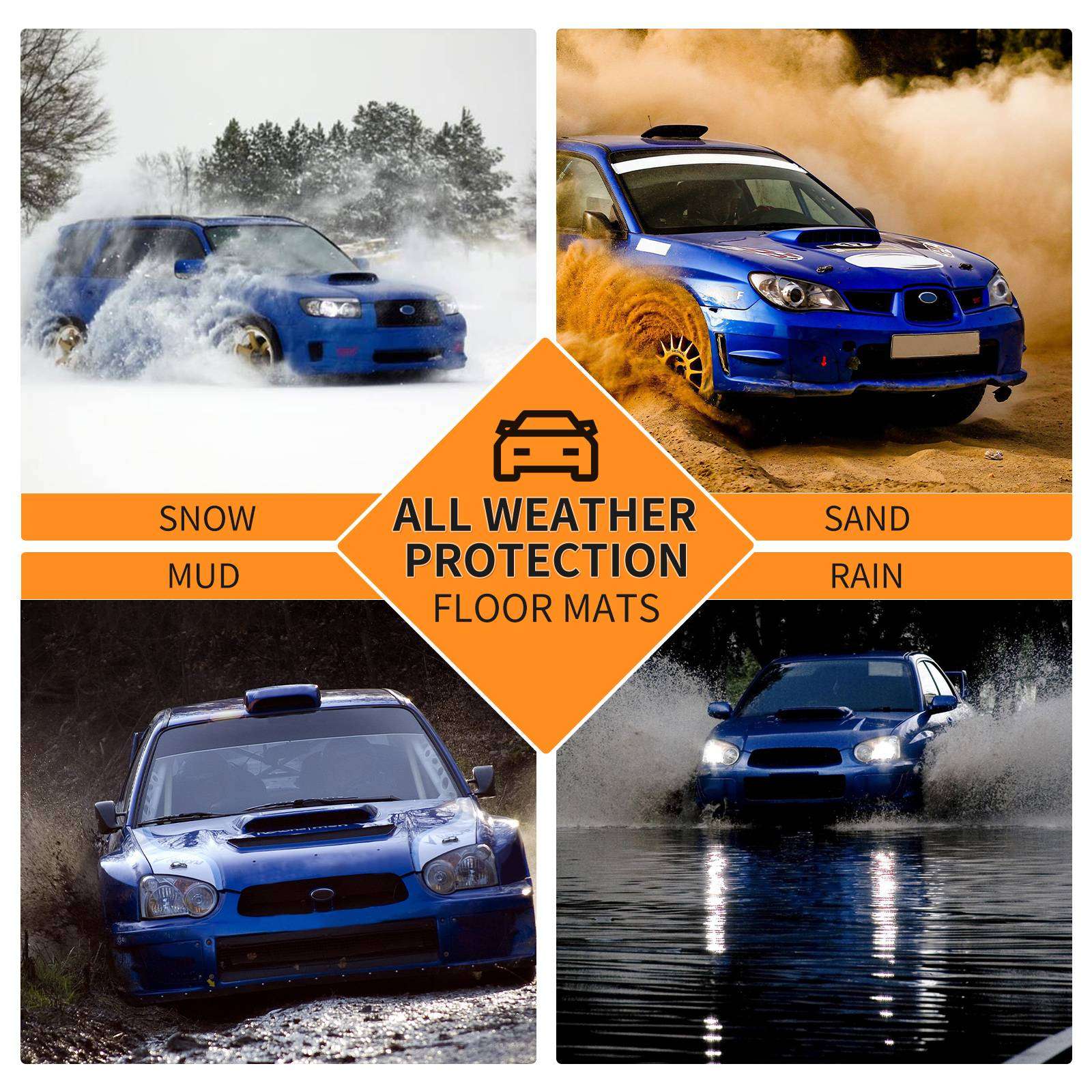 Binmotor-Floor Mats for Hyundai Venue, Heavy Duty, Waterproof, Nonslip Winter Car Mats for Hyundai Venue SE丨SEL丨Limited（compatible year 2020-2024）