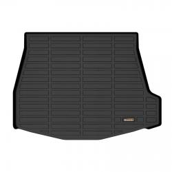Binmotor-Cargo Liner for Subaru Solterra,Custom Fit Car Trunk Mat, Waterproof Easy to Clean Cargo Mat Automotive Solterra Accessories Black（compatible year 2018-2023）