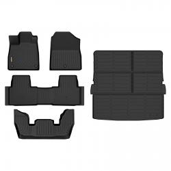 Binmotor-Floor Mats and Cargo Liner Set for Honda Pilot , Fit for Honda Pilot Elite丨EXL丨Touring