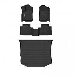 Binmotor-Floor Mats & Cargo Liner Set for Jeep Grand Cherokee(Non L) & Jeep Grand Cherokee WK丨All Weather Mats Grand Cherokee（compatible year 2016-2021）
