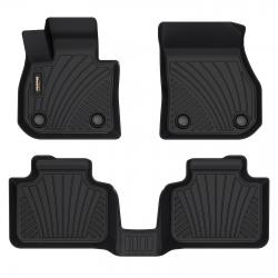 Binmotor-Floor Mats All Weather Floor Mats for BMW X1, 1st & 2nd Row Full Set, Heavy Duty Car Floor Liners-Black BMW X1 Accessories（compatible year 2023-2024）