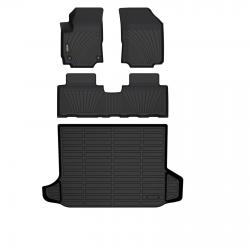Binmotor-Floor Mats & Cargo Liner Set for Chevrolet Equinox , All Weather Car Floor Mats Chevrolet Equinox（compatible year 2018-2024）