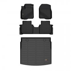 Binmotor-Floor Mats & Cargo Mat Set for Honda CRV (Include Hybrid)丨All Weather Car Floor Mats for Honda CRV Hybrid（compatible year 2023-2025）