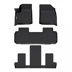 Binmotor-Floor Mats for Buick Enclave All Weather Car Mats for Buick Enclave Cargo Liner（compatible year 2018-2024）