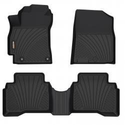 Binmotor-Floor Mats for Hyundai Elantra Hybrid, All Weather Mats for Hyundai Elantra Hybrid, Waterproof Heavy Duty Car Mats（compatible year 2021-2024）