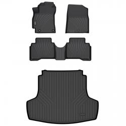 Binmotor-Floor Mats & Cargo Liner Set for KIA K5, Only FWD Models, All Season Floor Mats for Kia K5, Heavy Duty Car Floor Liners K5（compatible year 2021-2024）