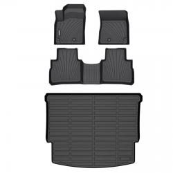 Binmotor-Floor Mats & Cargo Liner Set for  Nissan Rogue S | SV | SL | Platinum (NOT for Rogue Sport)（compatible year 2021-2024）