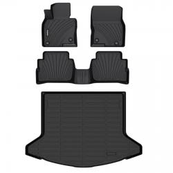 Binmotor-Floor Mats & Cargo Liner Set for Mazda CX-5,Mazda CX 5 Floor Mats, Trunk Mat for Mazda CX5（compatible year 2023）