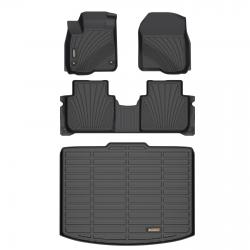 Binmotor-Floor Mats & Cargo Mat Set for Honda CR-V(Only Petrol Vehicles) 丨All Weather Car Floor Mats for Honda CRV（compatible year 2023-2025）
