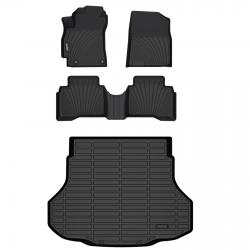 Binmotor-Floor Mats & Cargo Liner Set for 2024 Hyundai Elantra Hybrid丨2023 Hyundai Elantra Hybrid丨2022 Hyundai Elantra Hybrid丨2021 Hyundai Elantra Hybrid （compatible year 2021-2024）